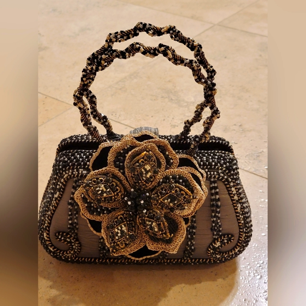Vintage Mary Frances Beaded Handbag